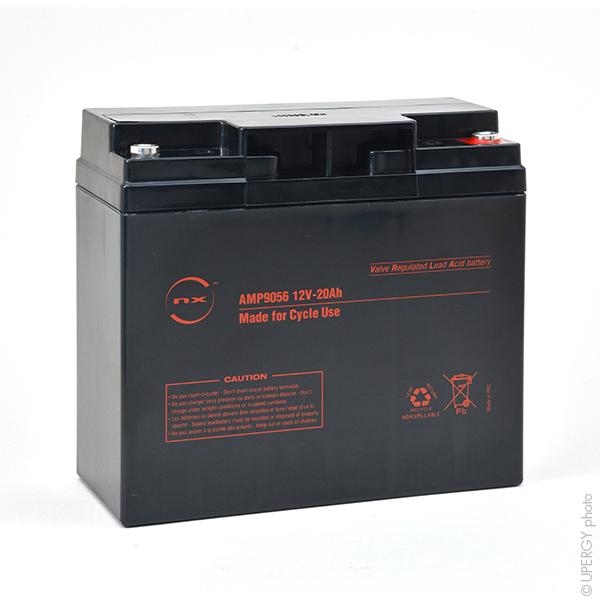 BATTERIE PLOMB AGM NX 20-12 CYCLIC 12V 20AH M5-F_0