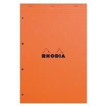 BLOC BUREAU RHODIA FORMAT A4 + GRANDS CARREAUX 80 FEUILLES - LOT DE 5