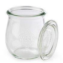 BOCAL WECK AVEC COUVERCLE, FORME TULIPE, 75 ML, SET X12