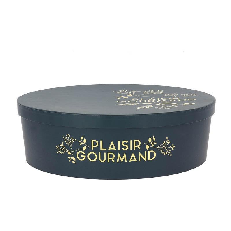 Boite carton ronde empilable Plaisir Gourmand Ø33 -_0