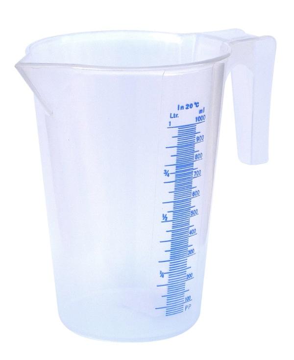 Broc à bec verseur transparent - capacité 1L_0