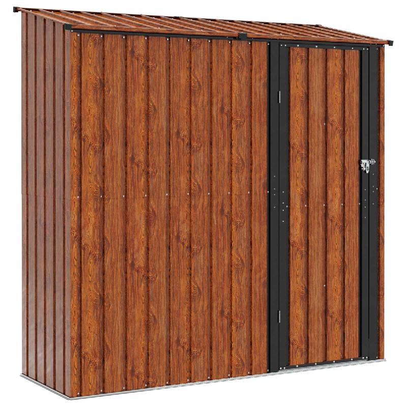 Cabanons de jardin Marron 203,5 x 73 x 200 cm Métал Modèle Vega Logic Plus - 8721288750686_0