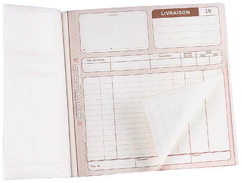 LOT DE 5 - MANIFOLD LIVRAISON LE DAUPHIN AUTOCOPIANT 21 X 21 CM 50 PAGES DOUBLE EXEMPLAIRES