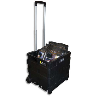 CASIER TROLLEY EN PLASTIQUE - CHARGE MAXI 35 KG