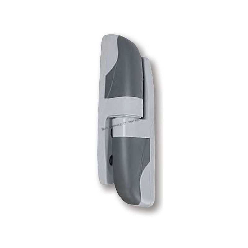 Charnière composite PPC157340HP - Haute performance pour portes de chambre froide 62 à 110 mm - Fixation inviolable et réglable_0