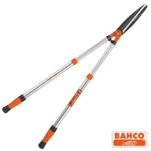 Cisaille à Haie Télescopique Avec Sécateur P110-23 Bahco - Aluminium Extensible 79 à 104 cm_0