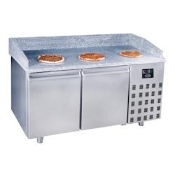 Combisteel table à pizza avec 2 portes - inox 7489522_0