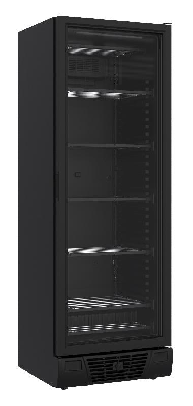 Congélateur 1 porte en verre noir 382l l640 négative 7464.0064 COMBISTEEL_0