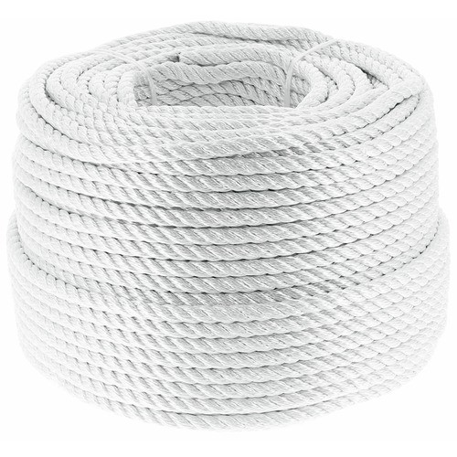 CORDAGE POLYAMIDE BLANC - IMPUTRESCIBLE ET HYDROFUGE - LONGUEUR 100 M CORDERIE MESNARD