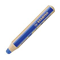 CRAYONS COULEUR STABILO WOODY 3 EN 1 - BLEU