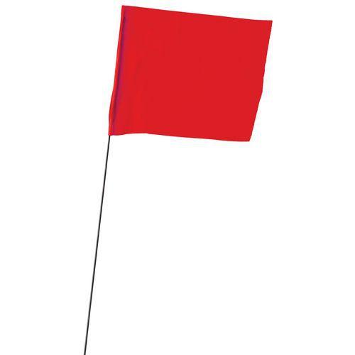 DRAPEAUX DE REPÉRAGE 53 CM ROUGE FLUO - AMPERE SYSTEM