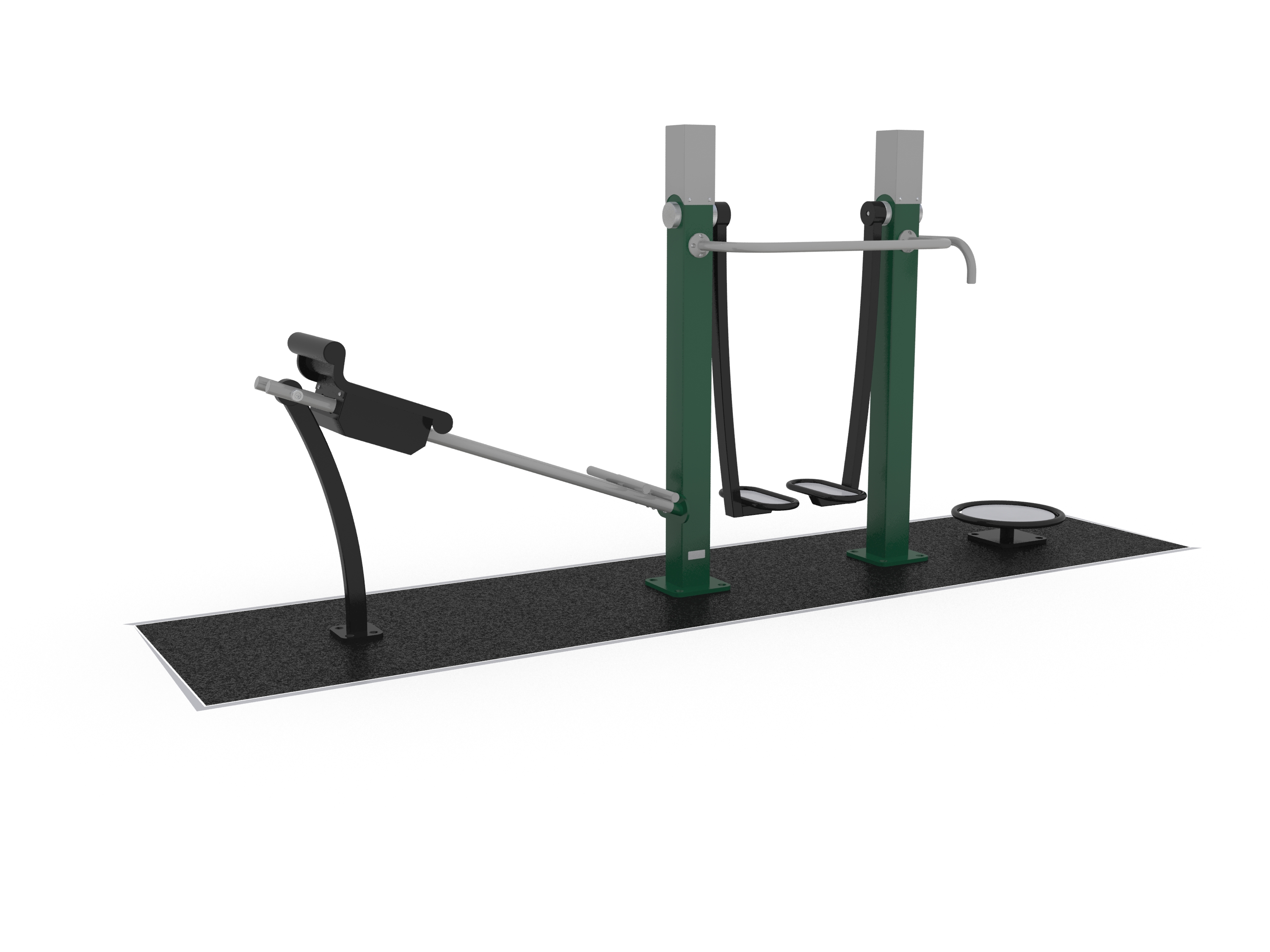 Equipement de fitness extérieur - Denfit Gym combi 2 - 8065116 - Hags_0