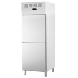 EURAST - Armoire frigorifique 2 portes 530x650 gn 2/1 ou 400x600 - 700x820x2010 mm - 240 W 230/1V - 74399509 - gris inox 74399509_0