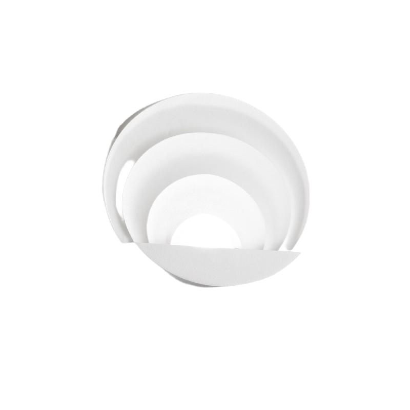 Fabas Luce Applique Murale Led Intégrée Sunrise 29 W 3240 Lm 3000 K Blanc - Structure En Aluminium Moulé Sous Pression Ip20 Design Moderne Et Élé_0