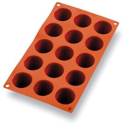 GASTROFLEX PLAQUE GN 1/3 325X176 DE 15 DARIOLES RONDES 4.5 CM