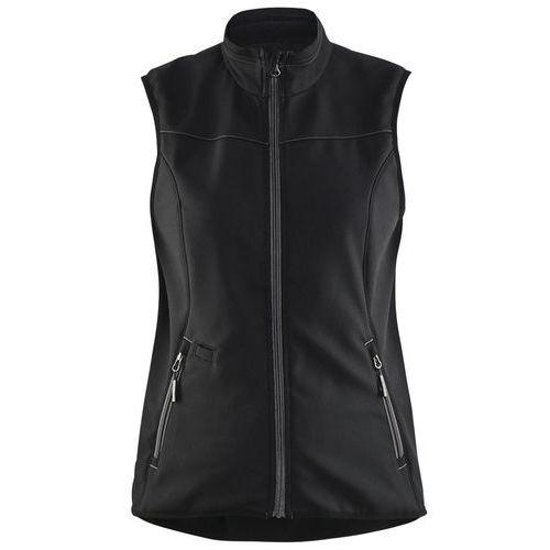 GILET SANS MANCHES SOFTSHELL FEMME NOIR/GRIS FONCÉ TAILLE XL - BLAKLADER