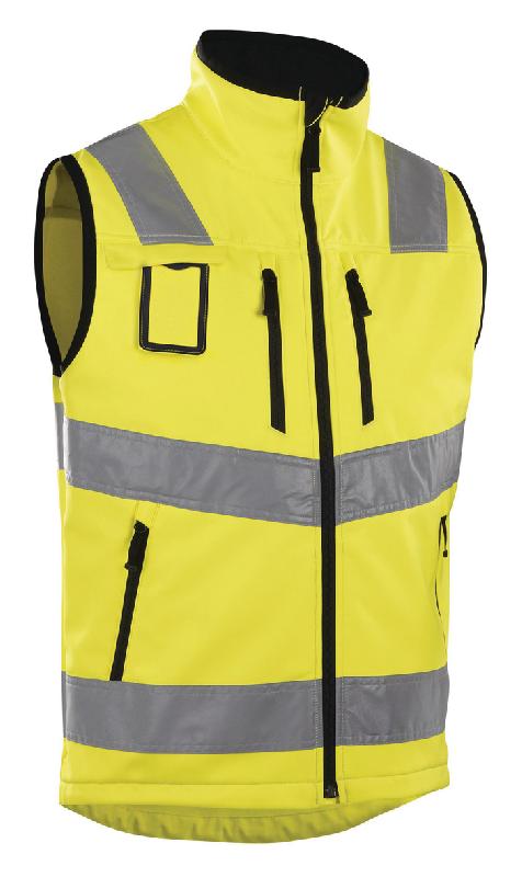 GILET SOFTSHELL HAUTE VISIBILITÉ TAILLE 4XL - MANUTAN COLLECTIVITÉS