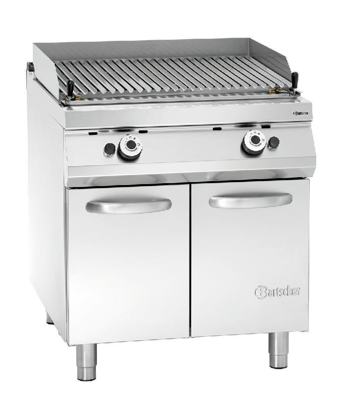 Grill pierre lave gaz - Série 900 Master - BARTSCHER - 24 kW - acier inoxydable_0
