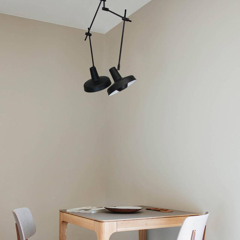 GRUPA ARIGATO PLAFONNIER À 2 LAMPES 70CM NOIR