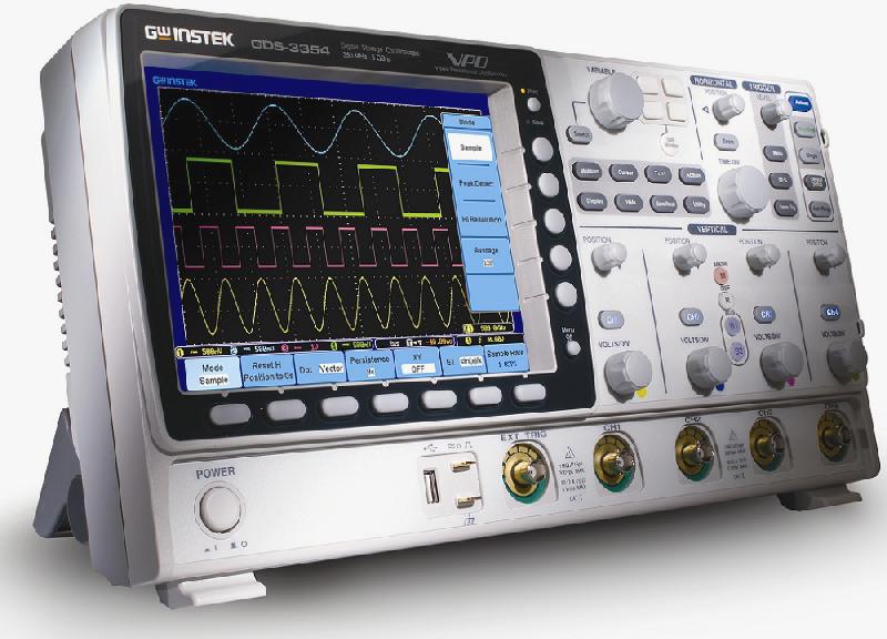 OSCILLOSCOPE NUMÉRIQUE, 150MHZ, 4 VOIES, 5GECH/S, 25KPTS, 8 BITS - GWIGDS-3154