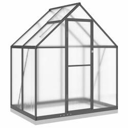 Helloshop26 - Serre tente abri plante fleur légumes avec cadre de base 169 x 114 x 202 cm aluminium anthracite 02_0044486 - 3000220178593_0