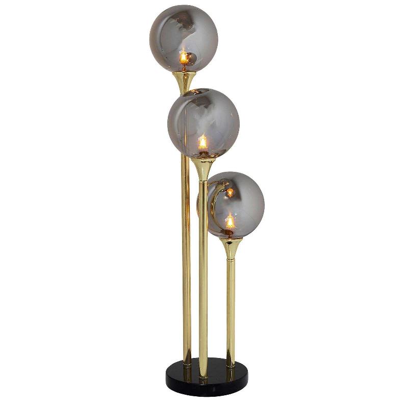 KARE AL CAPONE TRE LAMPE SUR PIED À 3 LAMPES. HAUTEUR 83 CM