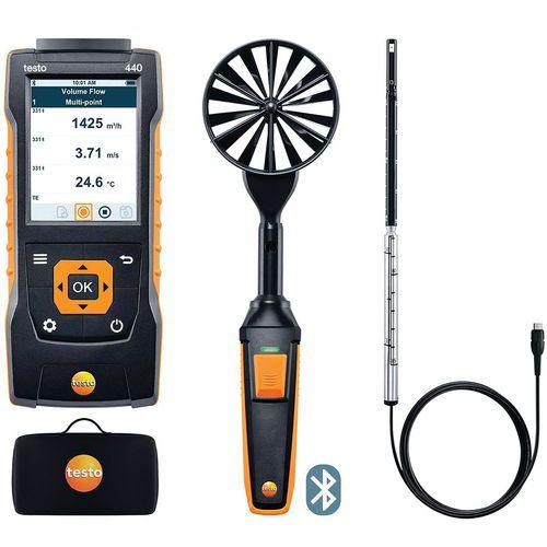 KIT 1 VITESSE D'AIR AVEC BLUETOOTH® - TESTO 440