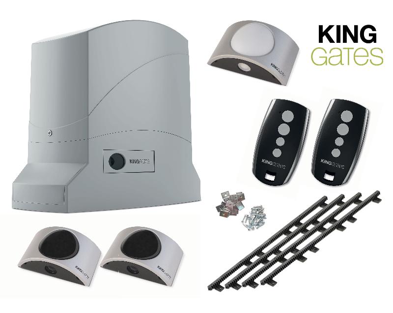 KIT KING GATES DYNAMOS 1000 24V POUR PORTAIL COULISSANT + 4M DE...