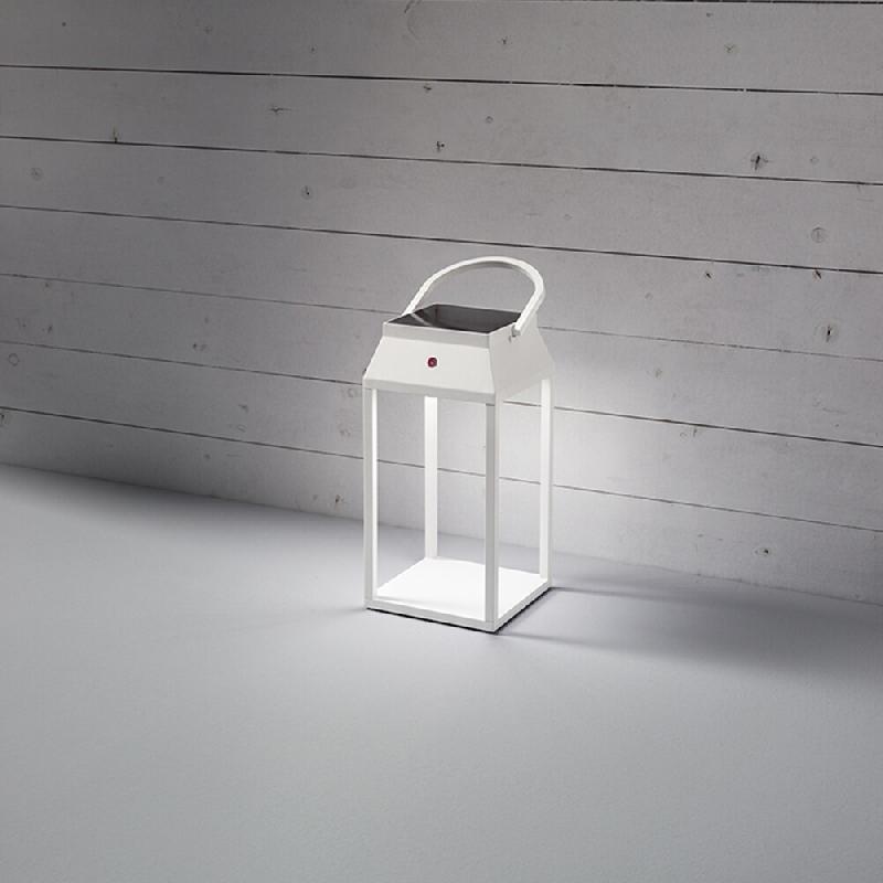 Lampe Solaire Et Rechargeable Intérieur/Extérieur Lanterna Par Perenz Blanc Mat - blanc 8023559514646_0