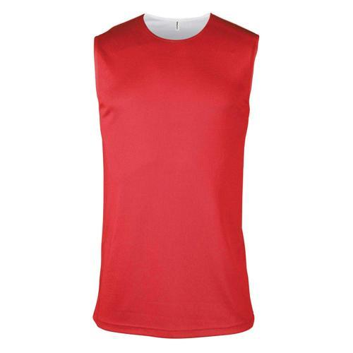 MAILLOT DUKE REVERSIBLE ROUGE/BLANC