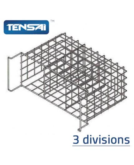 Panier à 3 divisions - PAICTC3 - Dimensions 555x220x380_0