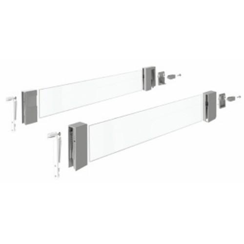 PAROIS LATÉRALES DESIGNSIDE EN VERRE INNOTECH ATIRA-GRIS-L620 MM HETTICH