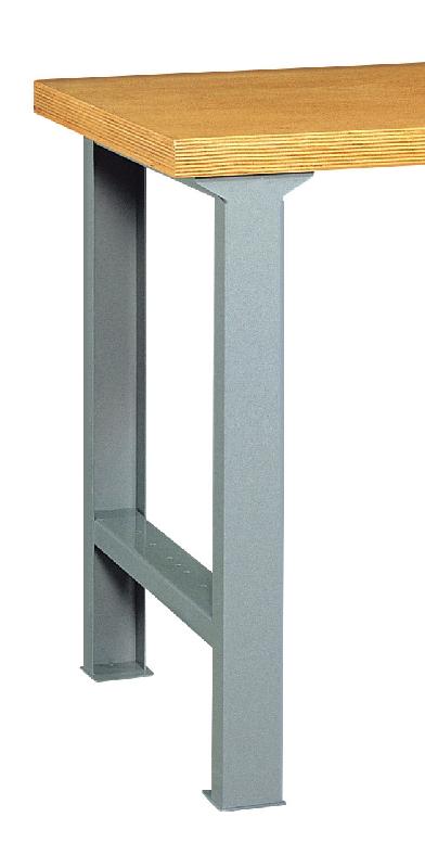 PIED POUR ÉTABLI DE TRAVAIL H80 CM COLORIS GRIS