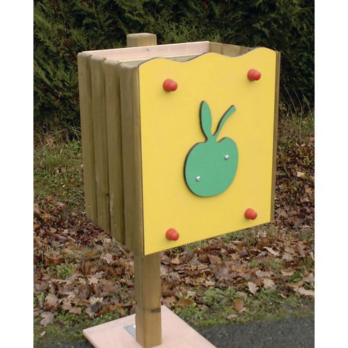 POUBELLE D'EXTÉRIEUR MURALE SPÉCIALE ÉCOLE