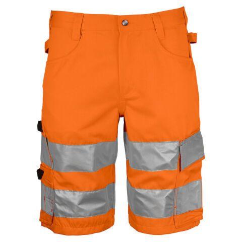 PROJOB 6536 SHORTS EN ISO 20471 CLASSE 2/1 ORANGE/NOIR - TAILLE 40
