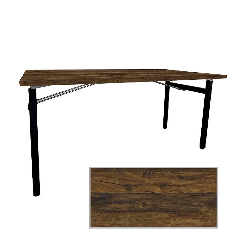 RestooTab - Table pliable Tambu 160x80cm chêne hunton - marron Bois manufacturé TB-TAMBU-16080M-CH.HUN_0