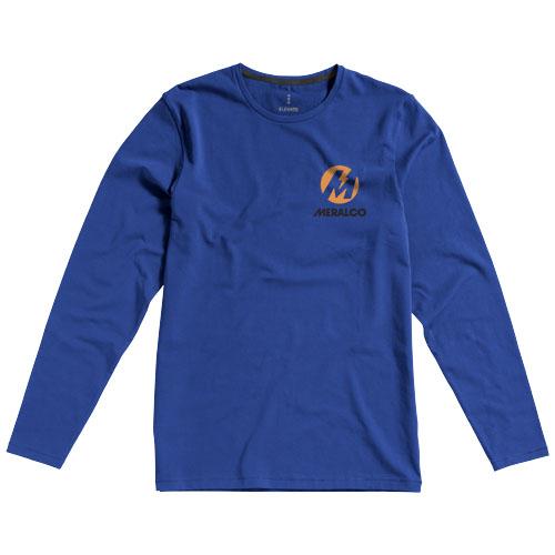 T-shirt bio manches longues pour homme - Ponoka 38018444 - coton stretch 95% biologique, 200g/m²_0