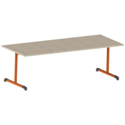 TABLE BANDANA 200 X 80 CM FIXE T4 STRAT ÉRABLE PAPAYE 2011 - MOBIDECOR