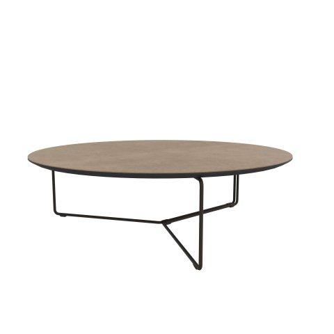 TABLE BASSE RONDE MADRID Ø 100 CM - BRONZE