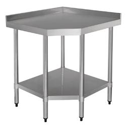 Table d'angle inox Vogue 700mm - UNGL278_0