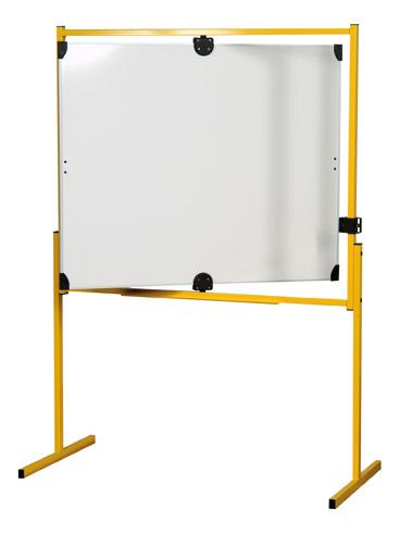 TABLEAU AXE PIVOTANT MIXTE (1 FACE VERTE / 1 FACE BLANCHE) 100 X 120 CM.