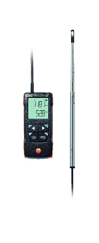 Testo 425 - Anémomètre à fil chaud avec connexion App - sonde télescopique pour climatisation et ventilation_0