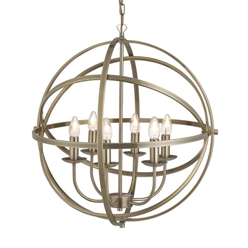 SEARCHLIGHT TRÈS BELLE SUSPENSION ORBIT EN FORME DE CAGE