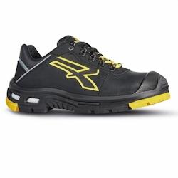 U-Power - Chaussures de sécurité basses ultra résistantes DAVE - Environnements exigeants - RS S3 WR HI HRO SRC CI Noir / Jaune Taille 43 - 43 noir_0