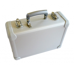 Valise de présentation en aluminium - Serrures à clé - Calage mousse personnalisable_0