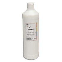 VERNIS ACRYLIQUE À BASE D'EAU 1 LITRE - LOT DE 2