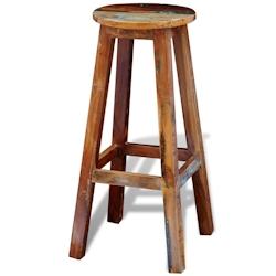 VidaXL Tabouret De Bar Bois De Récupération Massif - 241647_0