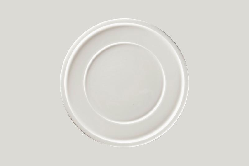 ASSIETTE PLATE ROND GRIS PORCELAINE Ø 28 CM RAKSTONE EASE