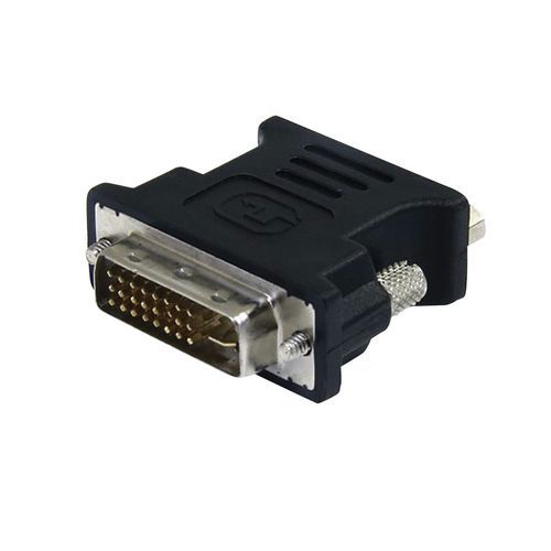 ADAPTATEUR/CONVERTISSEUR VIDÉO DVI-I VERS VGA - MÂLE/FEMELLE - NOIR