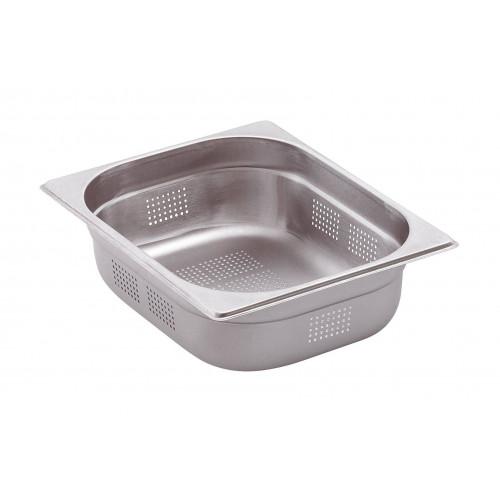BAC GASTRONORM GN 1/2 PERFORÉ HAUTEUR 150 MM EN INOX 18/10 BARTSCHER